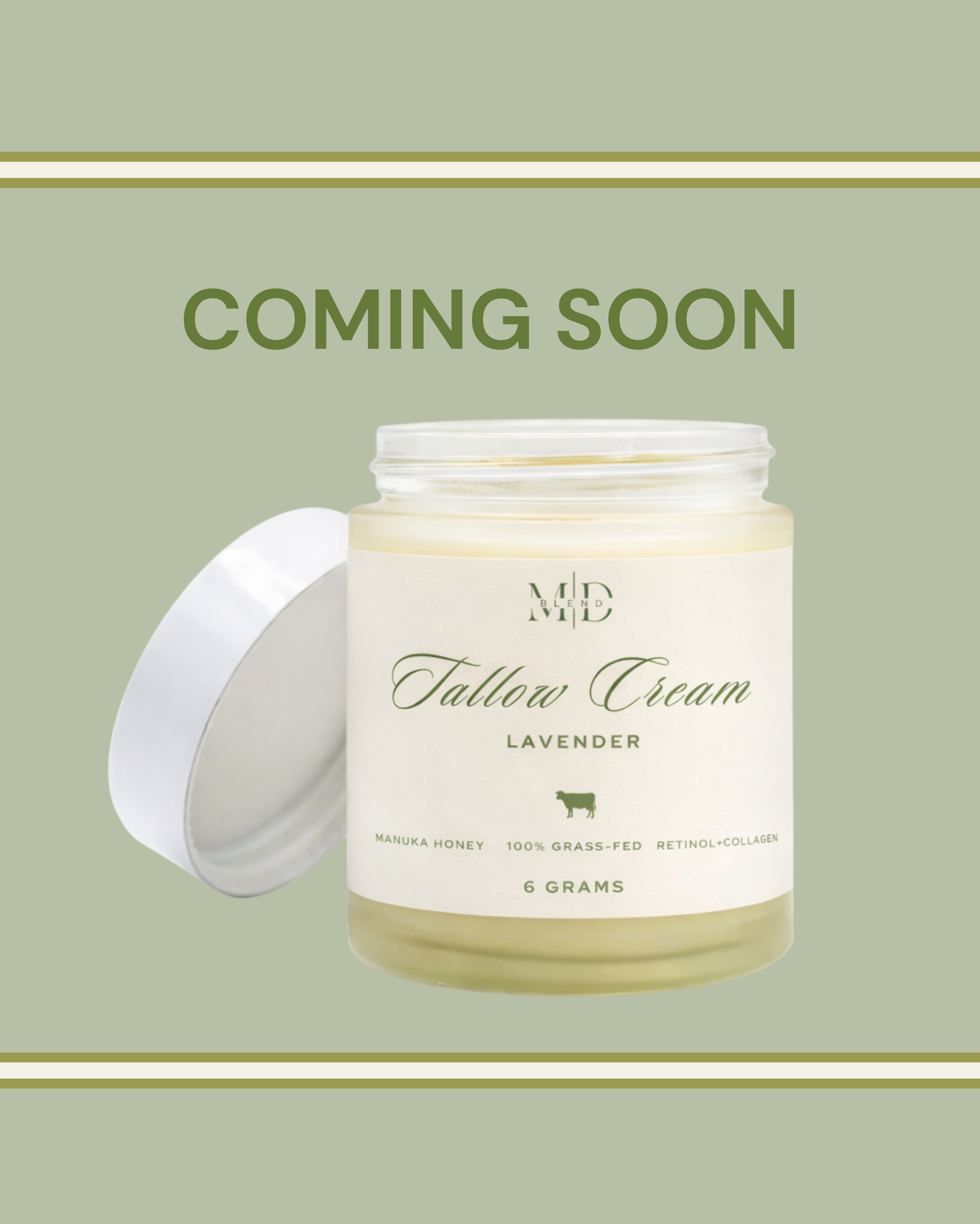 M.D. Blend Tallow Cream - Lavender