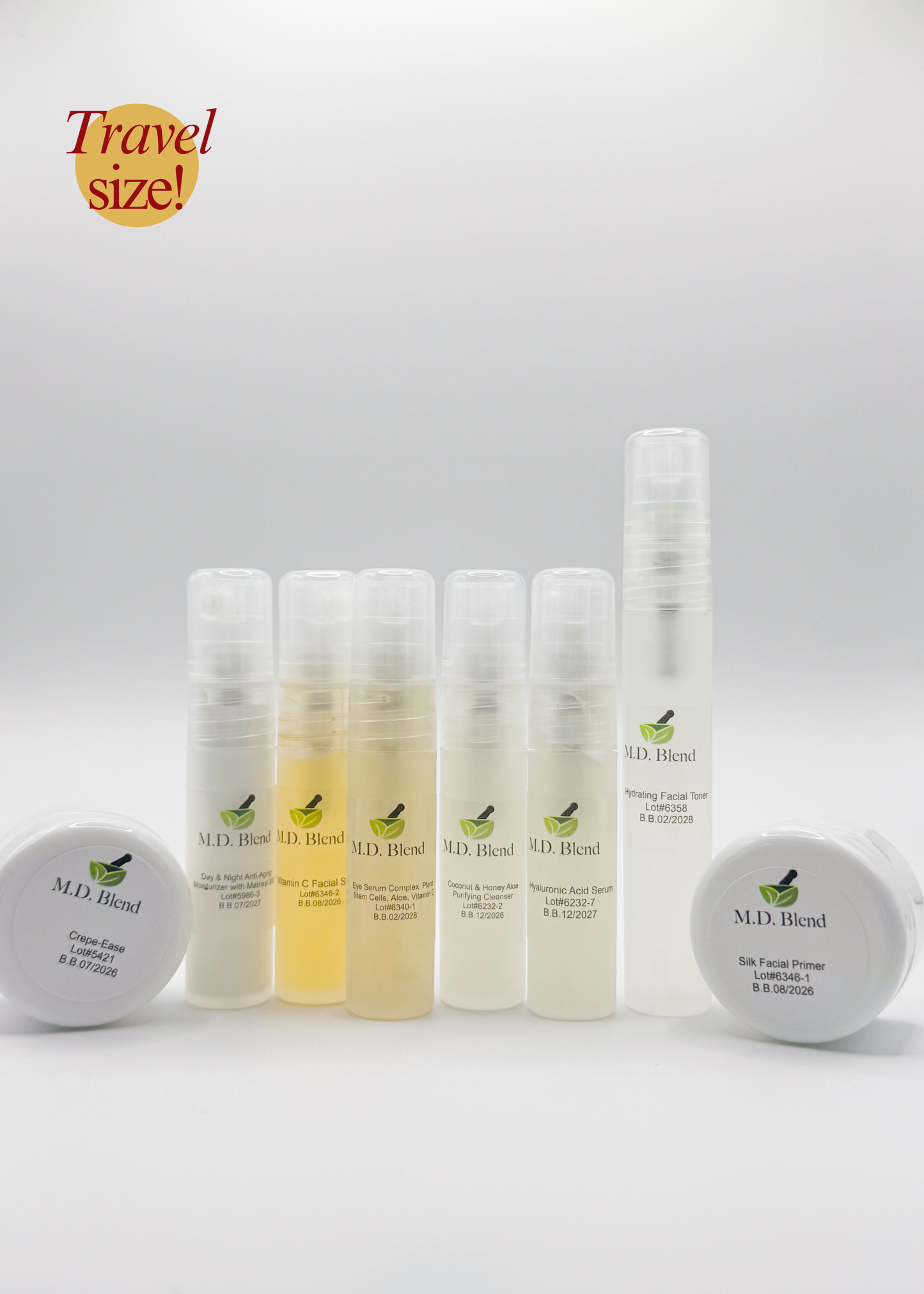 M.D. Blend 8-Piece Skincare Travel Kit