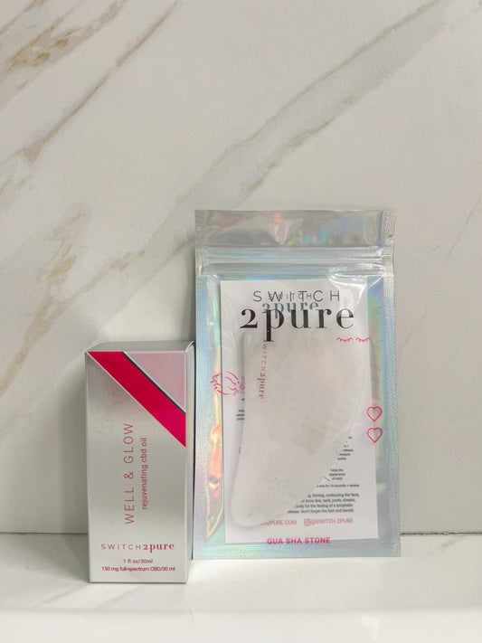 Well & Glow + Gua Sha Bundle