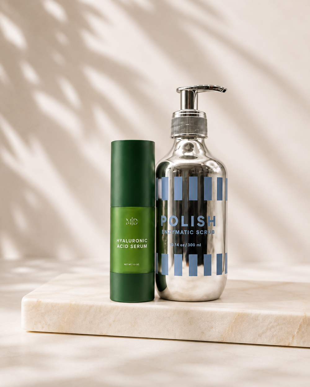Polish & Hyaluronic Acid Serum Bundle