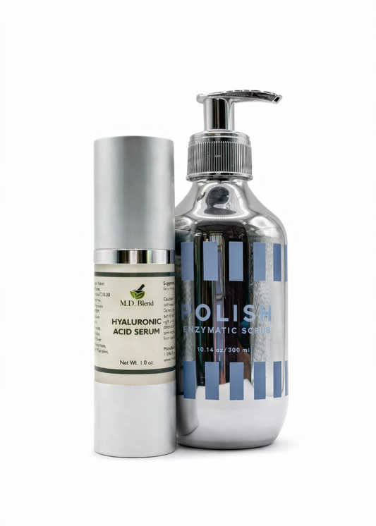 Polish & Hyaluronic Acid Serum Bundle
