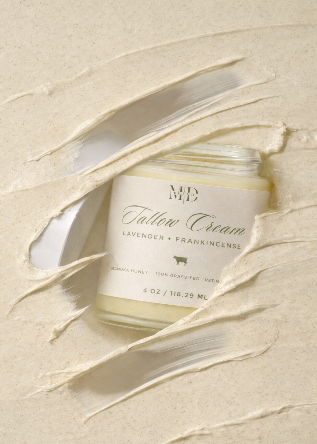 M.D. Blend Tallow Cream - Lavender + Frankincense