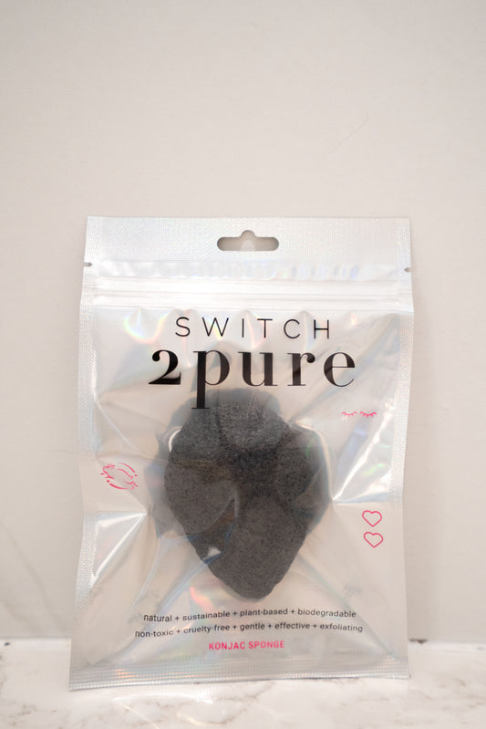 Switch2Pure Teardrop Facial Konjac Sponge