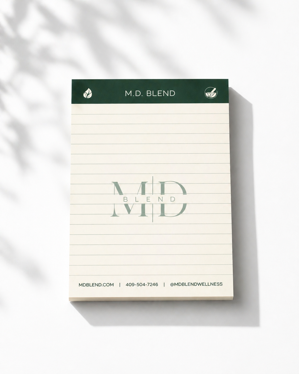 M.D. Blend Notepad