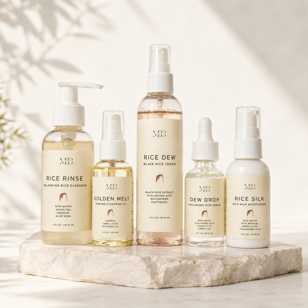 The Rice Routine: 5 Piece K-Beauty Skincare Set
