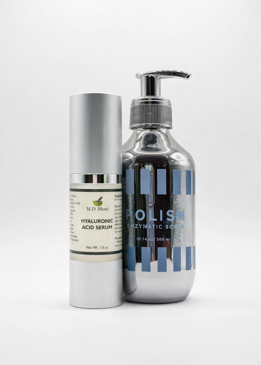 Polish & Hyaluronic Acid Serum Bundle