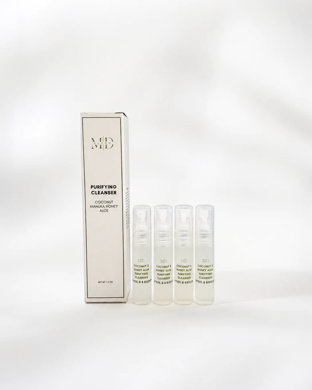 M.D. Blend Coconut Cleanser Mini Sample 4 Pack 
