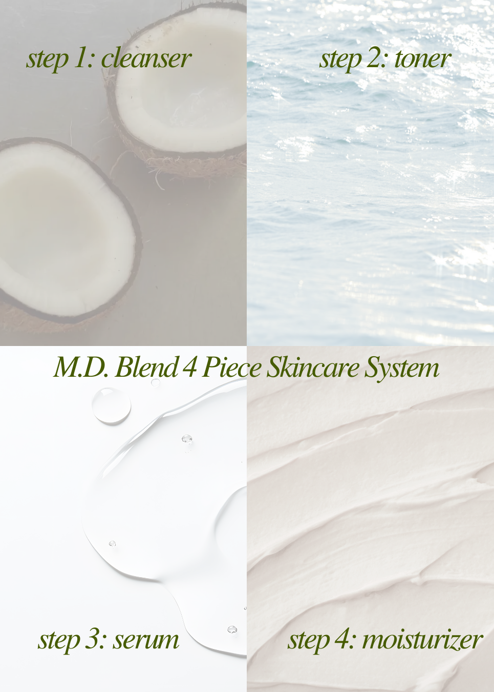 M.D. Blend 4-Piece Skincare System