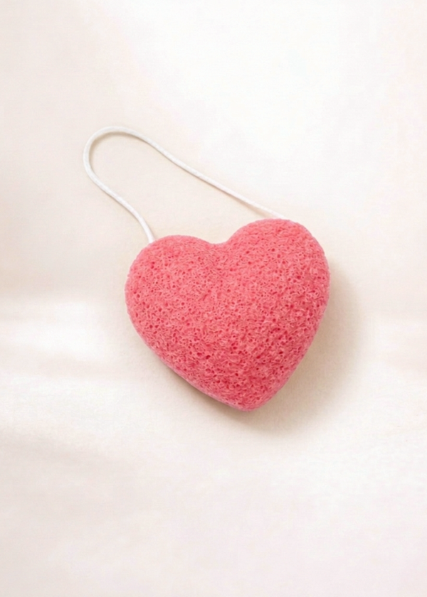 Switch2Pure Heart Facial Konjac Sponge
