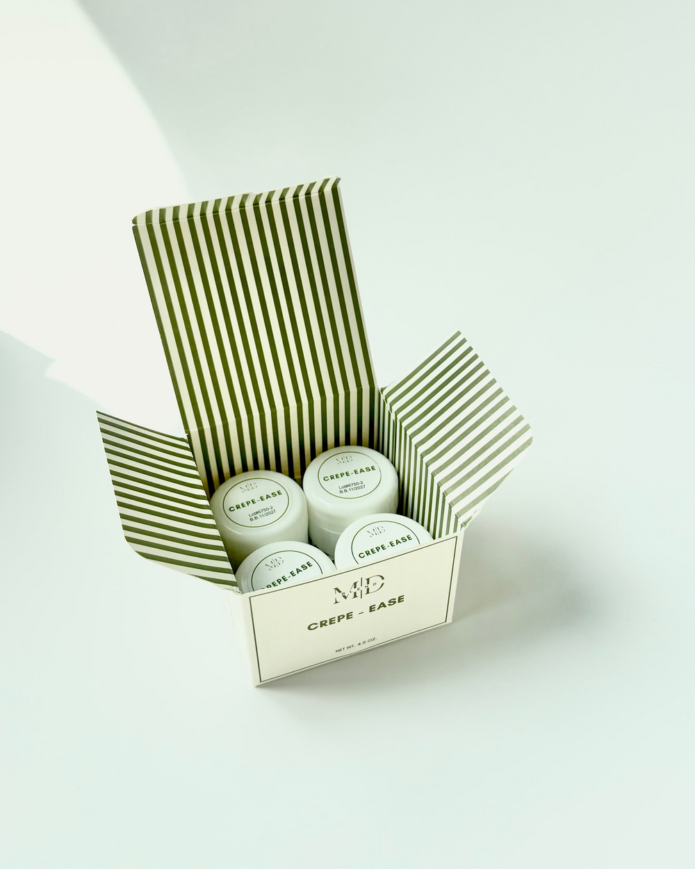 M.D. Blend Mini Crepe Ease body cream for dry crepey skin