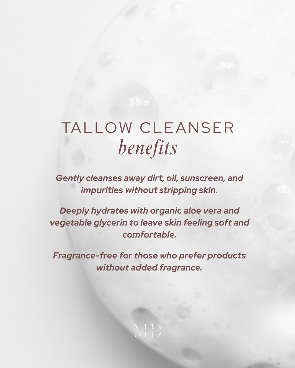 Tallow Cleanser