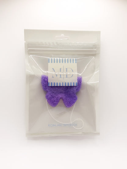 Switch2Pure Purple Butterfly Facial Sponge