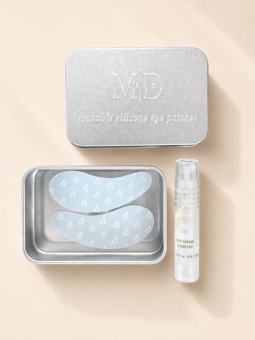 Reusable Silicone Eye Patches (FREE Mini Eye Serum Complex)