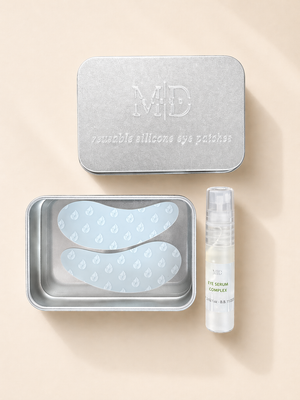 Reusable Silicone Eye Patches (FREE Mini Eye Serum Complex)